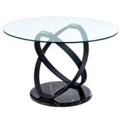 Фотография товара Стол Fable, прозрачный, ножки черные от компании ChiedoCover.