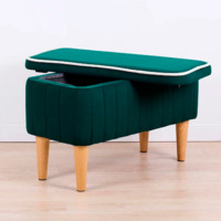 Фотография товара Банкетка Nootropic, с ящиком, зеленый от компании ChiedoCover.