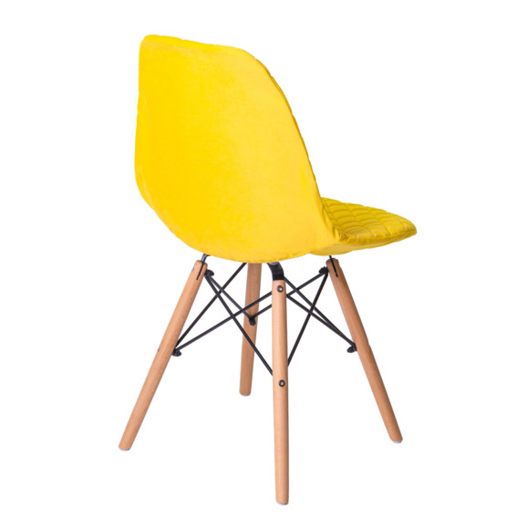 Чехол Е07 на стул Eames, желтый - фото 2
