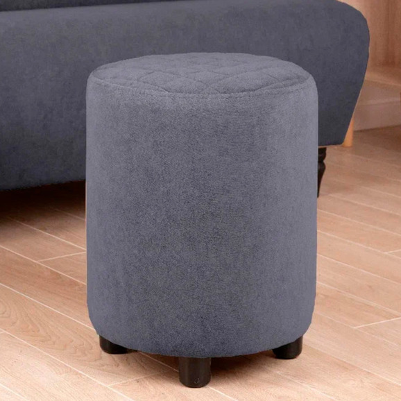 Пуф Тепал, велюр, темно-серый - фото 4