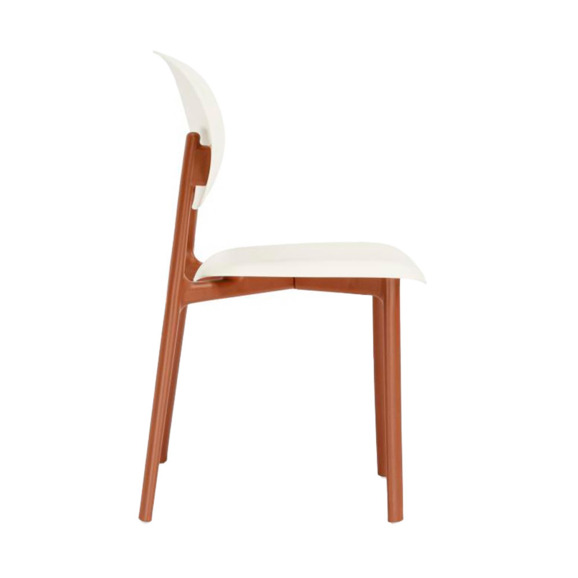 Пластиковый стул Mokka brown / milky - фото 3