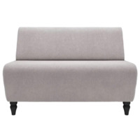 Фотография товара Диван Лотик, велюр, серо-бежевый от компании ChiedoCover.