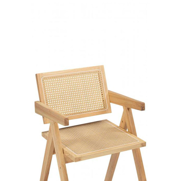 Деревянный стул Rattan wood - фото 5