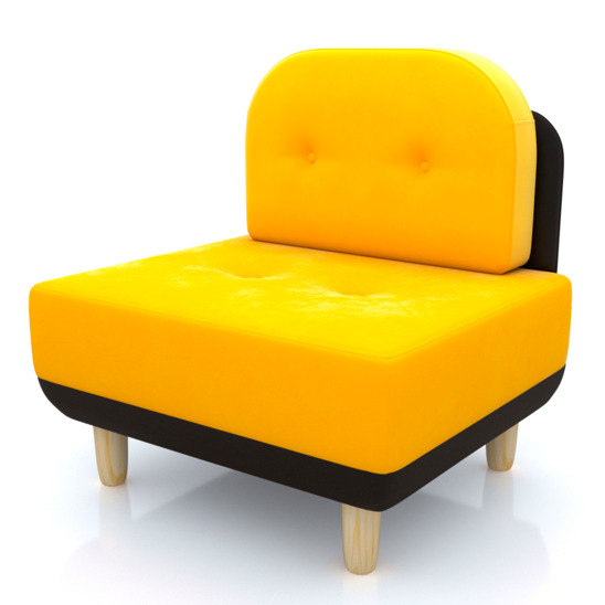 Кресло Рилто, желтое - фото 3