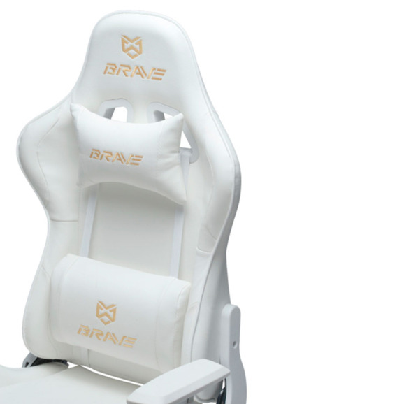 Компьютерное поворотное кресло Brave af-5 freeze white, белый - фото 7