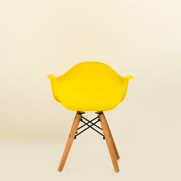 Кресло детское N-2 Eames Style цвет желтый - фото 3