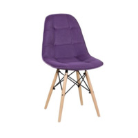Настоящее фото товара Дизайнерский стул Монако, фиолетовый, произведённого компанией ChiedoCover