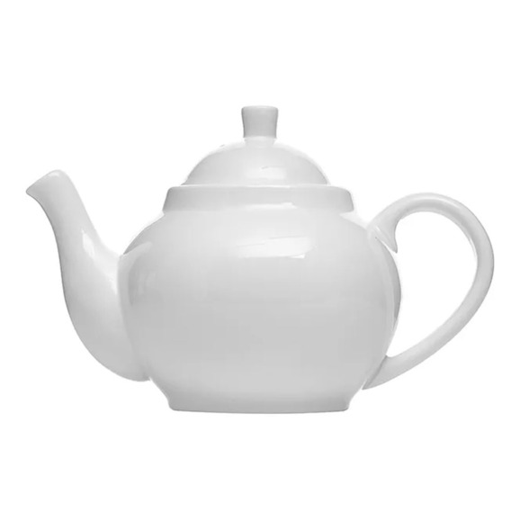 Чайник заварочный «Кунстверк», фарфор 0,95 л, белый - фото 1