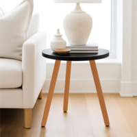 Фотография товара Стол журнальный Alvi, черный, бежевый от компании ChiedoCover.