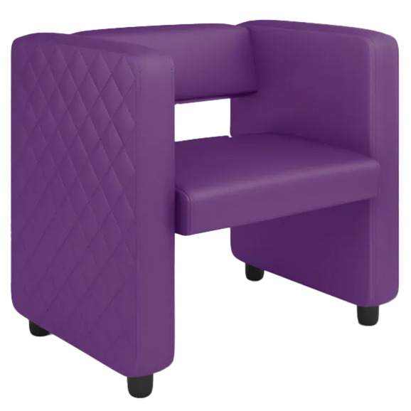 Кресло Тепал, экокожа, фиолетовый Кресло Тепал, экокожа, фиолетовый - фото 1