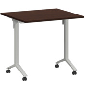 Фотография товара Стол мобильный складной венге, белый, 22 мм, 80*70 от компании ChiedoCover.