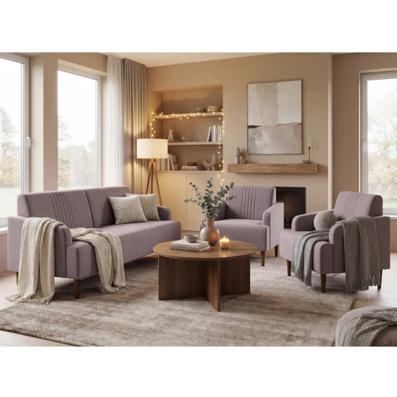 Диван Аномик, велюр, серо-коричневый Диван Аномик, велюр, серо-коричневый - фото 12