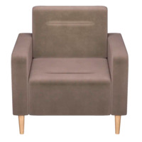 Фотография Кресло Папилла, велюр, светло-коричневый Фотография товара Кресло Папилла, велюр, светло-коричневый от компании ChiedoCover.