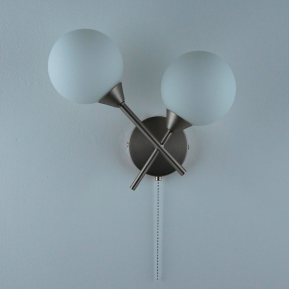 Бра Торси Молекула, серебро - фото 3