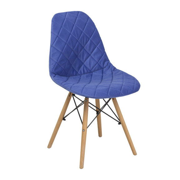Чехол Е06 на стул Eames, синий - фото 1