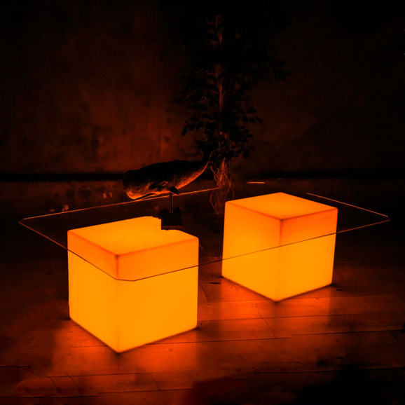 Светящийся стол Cubo 50 Double 220V RGB  - фото 3