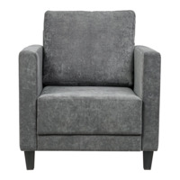 Кресло Wiiki, велюр Velvet lux  17 серый