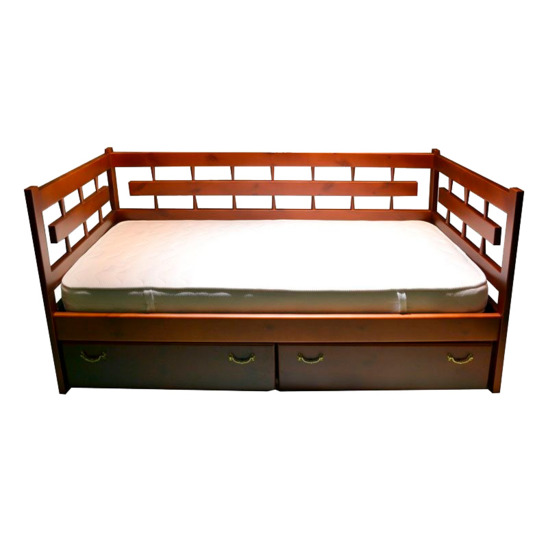 Кровать Сакура, 3 спинки - фото 1