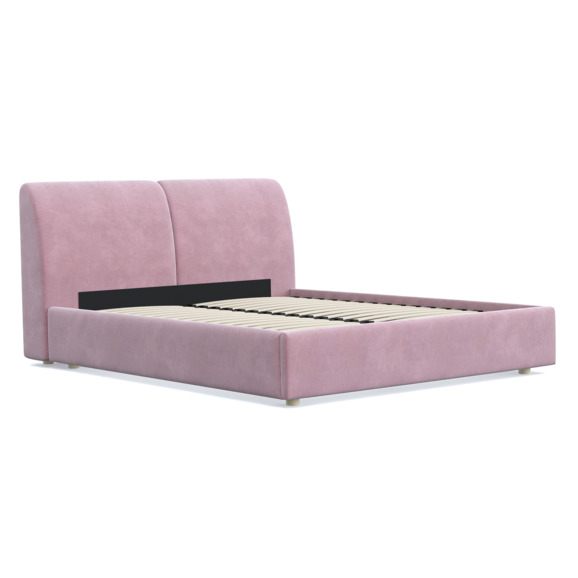 Кровать Бекка, Chenille Pink - фото 2