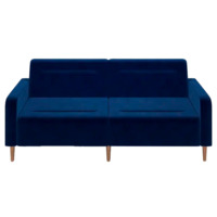 Фотография Диван Папилла, велюр, 182 см, синий Фотография товара Диван Папилла, велюр, 182 см, синий от компании ChiedoCover.