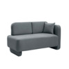 Кушетка-диван Хьюст-1, темно-серый