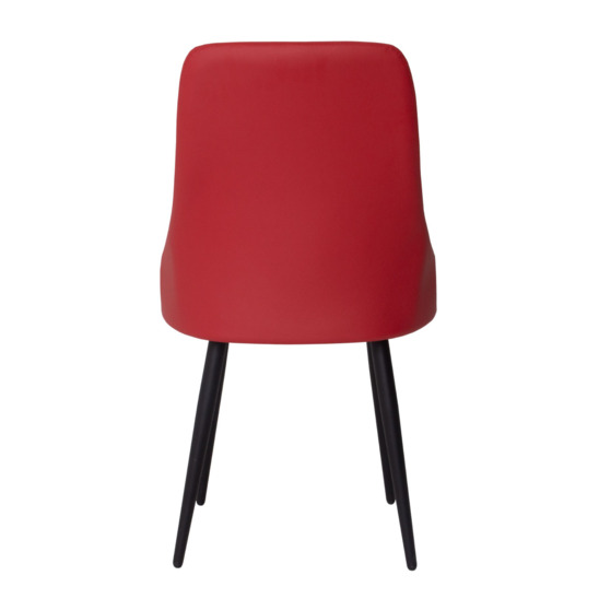 Стул Аэр, экокожа Ecotex 3021, ножки металл 32*18 RAL 3020 - фото 8