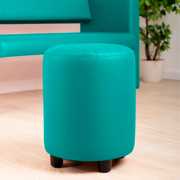 Пуф Тепал, экокожа, бирюзовый - фото 4
