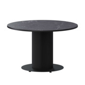 Фотография товара Стол нераздвижной Римс, 1000мм, даркстоун, черный муар от компании ChiedoCover.