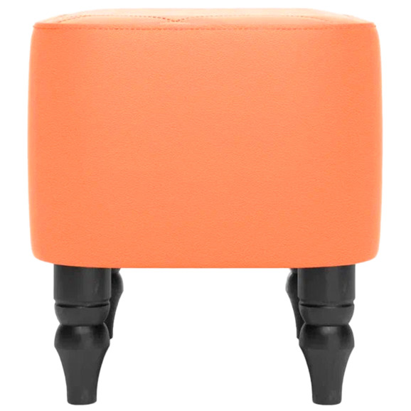 Пуф Лотик, экокожа, оранжевый - фото 3