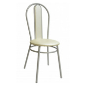 Фотография товара Стул Lorence, каркас серебро, молочный от компании ChiedoCover.