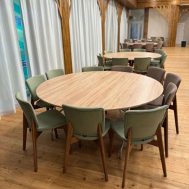 Фотография покупателя товара Стул Safir, велюр Velutto 06 (коричневый) , ножки бук, морилка светлый орех; Стул Safir, велюр Velutto 30 (зеленый), ножки бук, морилка светлый орех от компании ChiedoCover.