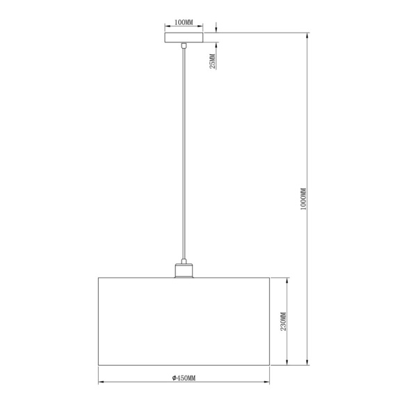 Подвесной светильник V2733-1P Room 1*E27*60W - фото 2