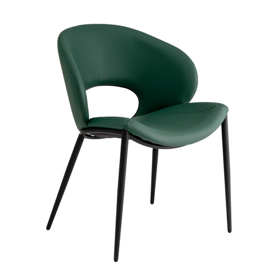 Стул Вивьен, экокожа, зеленый - фото 1