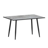 Настоящее фото товара Стол нераздвижной Бетти 1200, фаерстоун, черный муар, произведённого компанией ChiedoCover