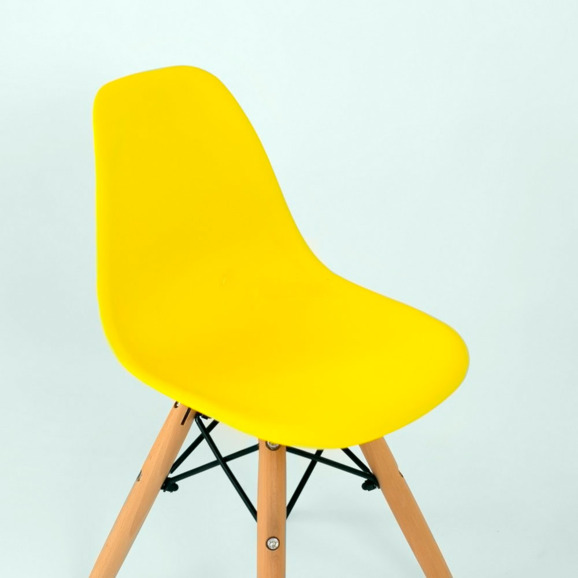 Стул детский N-1 Eames Style желтый - фото 4