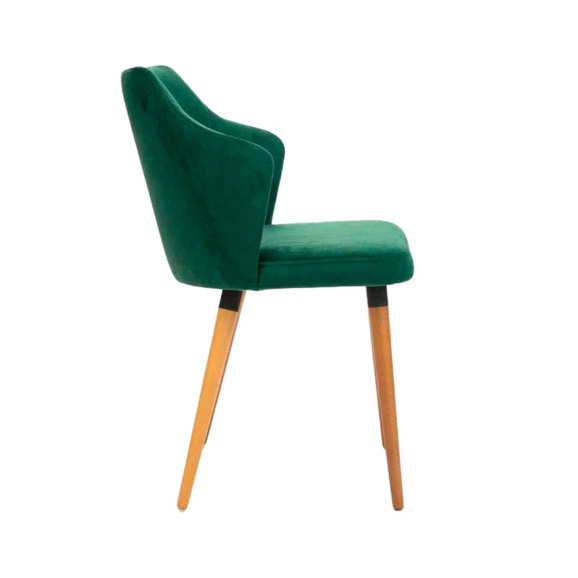 Стул Турин, зеленый, лаковые ножки Стул Турин, зеленый, лаковые ножки - фото 3