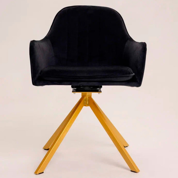 Кресло Сета, пирамида, черный, золотой - фото 4