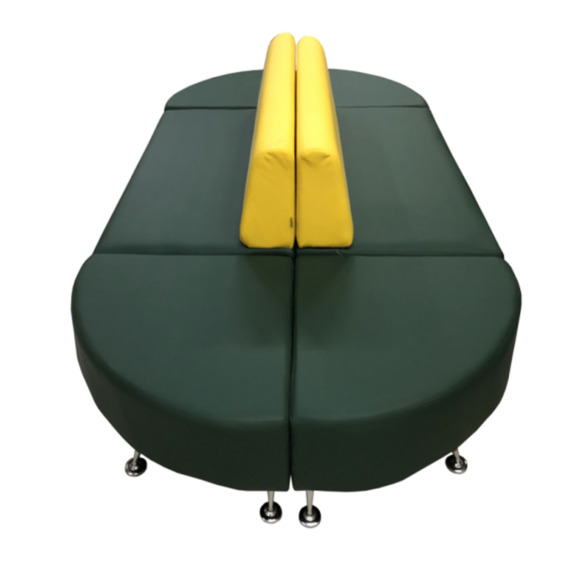 Модульный диван Волт (6-ть секций), желто-зеленый Модульный диван Волт (6-ть секций), желто-зеленый - фото 4