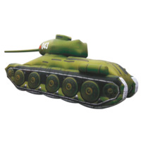 Настоящее фото товара Надувная фигура Танк, произведённого компанией ChiedoCover