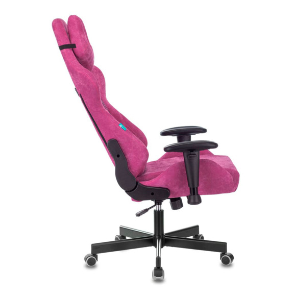 Кресло игровое Бюрократ Viking Knight LT15 Fabric малиновый - фото 3