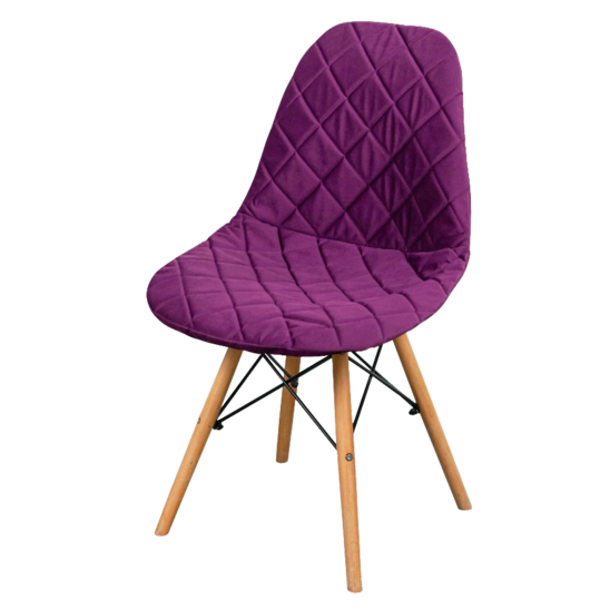 Чехол Е06 на стул Eames, фиолетовый купить по цене 1 285₽ от производителяChiedoCover