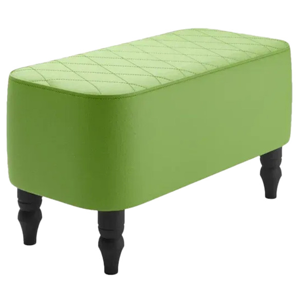 Банкетка Лотик, экокожа, салатовый - фото 1