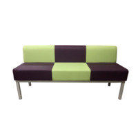 Фотография товара Диван Компакт Шахматы трехместный, салатовый-фиолетовый от компании ChiedoCover.