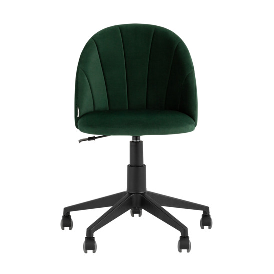 Кресло компьютерное Логан велюр зелёный - фото 2