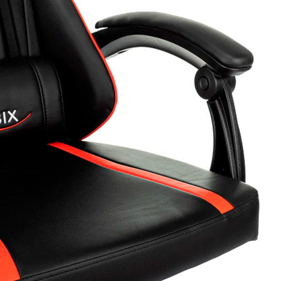 Кресло компьютерное Concord, черный, красный, экокожа - фото 9