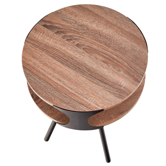 Столик журнальный Myth, черный, дуб сонома Столик журнальный Myth, черный, дуб сонома - фото 2