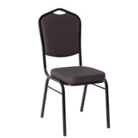 Настоящее фото товара Стул Хит 20, рогожка Поларис графит, каркас черный, произведённого компанией ChiedoCover