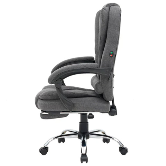 Кресло офисное с функцией вибромассажа Datum, серый - фото 6