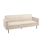 Фотография товара Диван прямой Кассель, велюр, молочный от компании ChiedoCover.