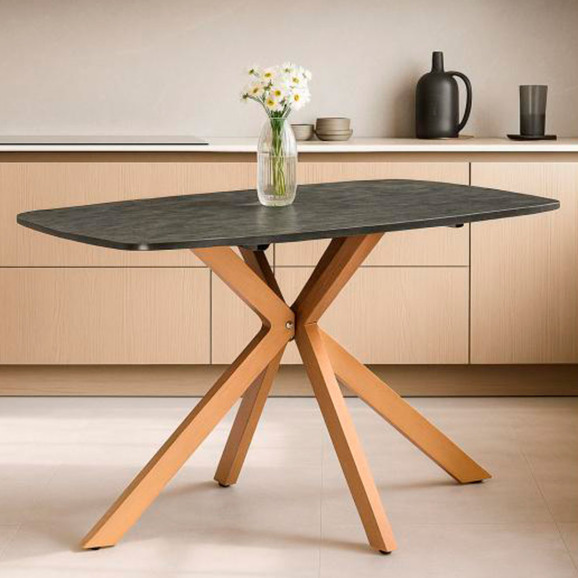 Кортез 116(160)x77 раздвижной малави / медь - фото 7